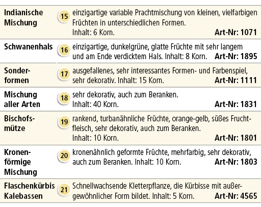 Indianische Mischung,￼,einzigartige variable Prachtmischung von kleinen, vielfarbigen Fr chten in unterschiedlichen F...