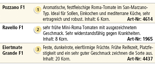 Pozzano F1,￼,Aromatische, festfleischige Roma Tomate im San Marzano Typ. Ideal f r So en, Einkochen und mediterrane K...