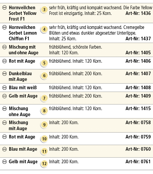 ￼,Hornveilchen Sorbet Yellow Frost F1,￼,sehr fr h, kr ftig und kompakt wachsend. Die Farbe Yellow Frost ist einzigart...
