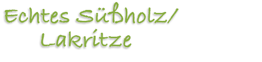 Echtes S holz/ Lakritze